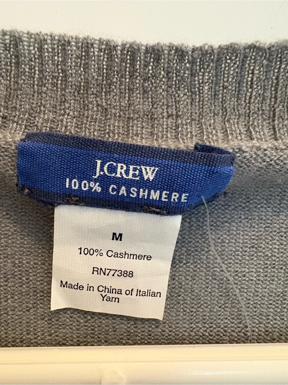 J.Crew 100% Cashmere Short Sleeve Sweater - Size M